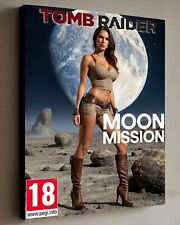 Quadro lara croft usato  Italia