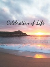 Celebration of Life: Guest Book for Funeral and Memorial Services, Condolenc... segunda mano  Embacar hacia Mexico