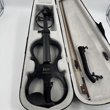 Bolsa estojo violino acústico elétrico Irin Black 4/4 tamanho completo e agora - sem cordas, usado comprar usado  Enviando para Brazil