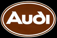 Werbe aufkleber audi gebraucht kaufen  Deutschland