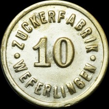 Wertmarke pfennig zuckerfabrik gebraucht kaufen  Großröhrsdorf