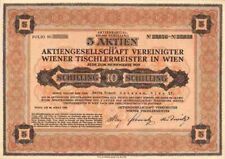 Vereinigter wiener tischlermei gebraucht kaufen  Deutschland