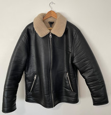 Leather look biker for sale  KNEBWORTH