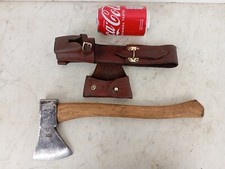 Usado, Machado machado vintage com bainha de couro Adventure Spirit marcas militares em relevo comprar usado  Enviando para Brazil
