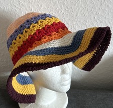 Hut sonnenhut gehäkelt gebraucht kaufen  Deutschland