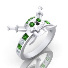 Pirates skull ring for sale  LEEDS