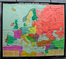 Schulwandkarte rollbild europa gebraucht kaufen  Berghülen