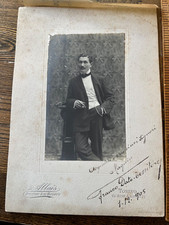 Fotografia de retrato autografada cônsul político Argentina Franco Tessitore comprar usado  Enviando para Brazil