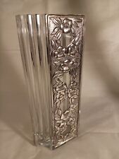 Vaso cristallo ricoperto usato  Solesino