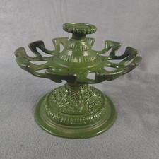 Usado, Porta-carimbo de borracha antigo de ferro fundido 10 carrossel giratório marca Brinco comprar usado  Enviando para Brazil