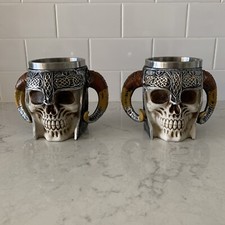 Skull mugs stainless for sale  Woodstock