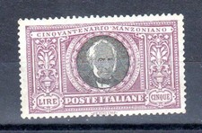 Regno 1923 manzoni usato  Roma