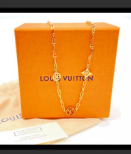 Colar de ouro autêntico Louis Vuitton Forever Young M69622 com caixa SK010061, usado comprar usado  Enviando para Brazil