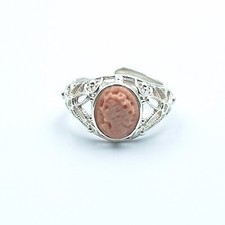 Anello donna corallo usato  Ercolano