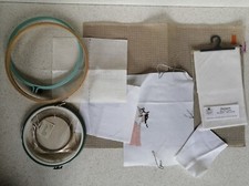 Joblot crossstitch fabric for sale  TONBRIDGE