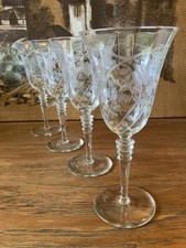 Vintage etched wine for sale  Brookfield