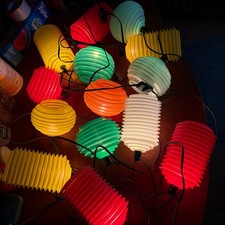 vintage patio string lights for sale  Monroe Township
