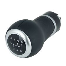 Schaltknauf Schalthebel für Audi A1 A3 A4 A5 A6 Q3 Q5 Knauf Leder Schwarz 6 Gang, usado comprar usado  Enviando para Brazil