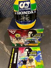 Capacete raro esgotado assinado escala 1:2 Pierre Gasley Imola 2020 Ayrton Senna comprar usado  Enviando para Brazil