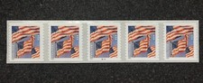 2022EUA #5655 Forever US Flags PNC número da placa (#B2222) tira de bobina 5 BCA SPACE, usado comprar usado  Enviando para Brazil