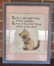 Vintage cat hugging for sale  Pulaski
