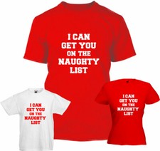 Naughty list shirt for sale  FAREHAM