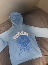 🚨Capuz Spider Worldwide “AZUL” tamanho pequeno nunca usado 🚨 comprar usado  Enviando para Brazil