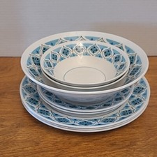VINTAGE MIKASA Focus-Shape Verona #2033 Japão Tigelas e Pratos Conjunto de Pratos, usado comprar usado  Enviando para Brazil