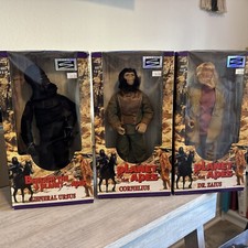 Planeta dos Macacos, conjunto 3 BONECAS 12" - Cornelius, General Ursus, Dr. Zaius 1998 comprar usado  Enviando para Brazil