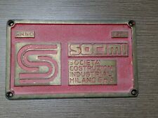 Targa costruttore bronzo usato  Italia