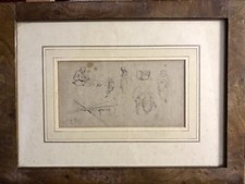 Antico disegno xix usato  San Casciano in Val di Pesa