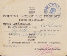 Partito nazionale fascista usato  Trappeto