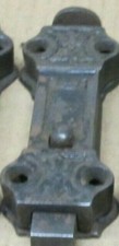  Fechadura de pé deslizante de piso de ferro fundido com mola East Lake vintage comprar usado  Enviando para Brazil