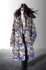 Jacquard italian coat for sale  LONDON