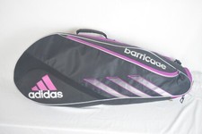 Bolsa raquete de tênis Adidas Barricade Tour 3 - Rosa prata preta com alça de ombro comprar usado  Enviando para Brazil