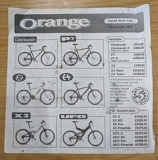 Retro orange bikes for sale  BOGNOR REGIS