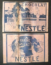 2 Buvard publicité Lait Nestlé Illustration Maurice Toussaint comprar usado  Enviando para Brazil