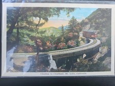 Usado, Cartão postal vintage c1920 Mt. Carrinho Lowe California escalada para Cloudland comprar usado  Enviando para Brazil