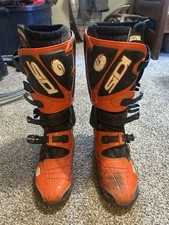 Botas Sidi Crossfire SRS tamanho 11 preto/laranja comprar usado  Enviando para Brazil