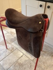 Brown suede english for sale  LEIGH-ON-SEA