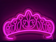 Crown neon sign for sale  LONDON