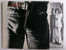 THE ROLLING STONES STICKY FINGERS COC 59100 MICK JAGGER ROCK N ROLL ZIP SLEEVE comprar usado  Enviando para Brazil