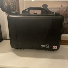 Estojo rígido Pelican preto tamanho médio vintage 18x12x6 aprox comprar usado  Enviando para Brazil