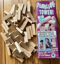 Holzbausteine tumbling tower gebraucht kaufen  Hamburg