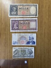 Lotto 4 Banknoten Livre 1000 Italien Medusa 500 Spighe 1000 Grüne 500 Aretusa comprar usado  Enviando para Brazil