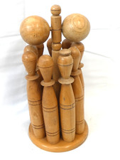 Vintage wooden nine for sale  IPSWICH