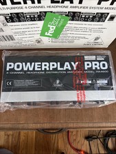 BEHRINGER POWERPLAY HA4600 PRO-XL AMPLIFICADOR DE DISTRIBUIÇÃO DE FONE DE OUVIDO 4 CANAIS CAIXA ABERTA comprar usado  Enviando para Brazil