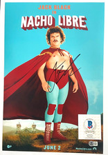JACK BLACK ASSINADO NACHO LIBRE 12X18 FILME PÔSTER FOTO BOWSER TROPIC THUNDER BAS comprar usado  Enviando para Brazil
