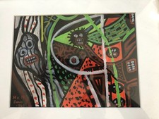 Dessin surréaliste brutaliste d'occasion  Ham