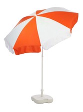 Orange white parasol for sale  LONDON